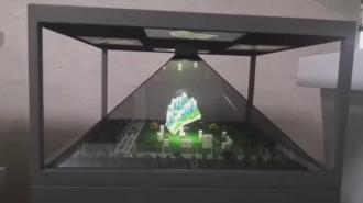 3D全息影像技术 走进乡村振兴田园综合展示馆